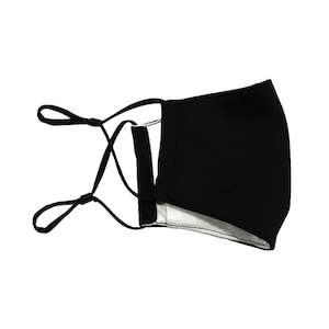 Black Reusable Fabric Face Mask