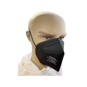 Building supplies: FFP2 (KN95) Black Face Mask, Box of 6 Masks