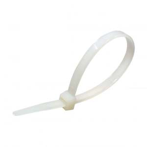 Building supplies: Cable Ties, 3.6x250mm, 100pcs, White