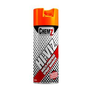 Chemz Hi Viz Upside Down Marker Spray, Orange, 400ml