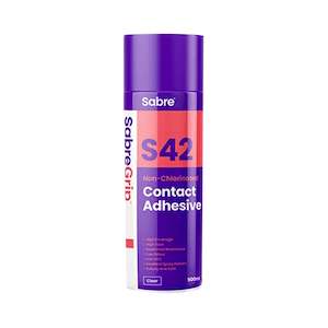 Building supplies: Sabre Grip S42 Aerosol Contact Adhesive, 500ml