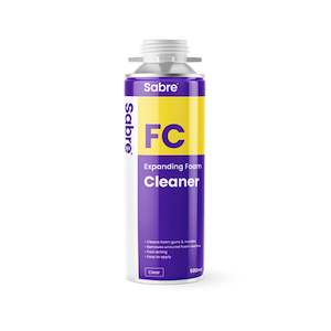 Building supplies: Sabre FC Expanding Foam Cleaner, 500ml Aerosol