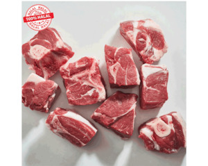 Diced Lamb Bone In 1kg