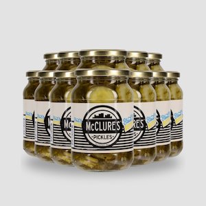 Bread & Butter Crinkle Cut Pickles, 12 x 500g Jar Case