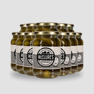 Whole Garlic & Dill Pickles, 12 x 500g Jar Case