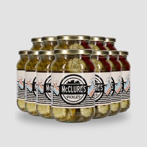 Sweet & Spicy Crinkle Cut Pickles, 12 x 500g Jar Case