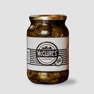 Sweet and Spicy Sliced Jalapeños, 500g Jar