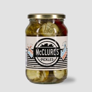 Sweet & Spicy Crinkle Cut Pickles, 500g Jar