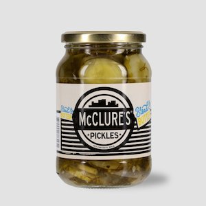 Bread & Butter Crinkle Cut Pickles, 500g Jar