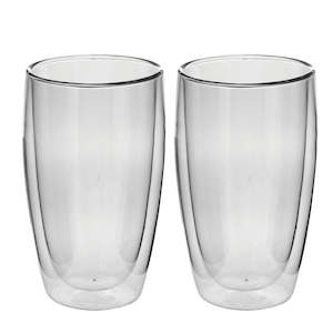 Avanti 2 Piece Caffe Twin Wall Glass Set - 400ml