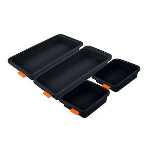 Bakemaster: Bakemaster Silicone Divider Trays - Set of 4