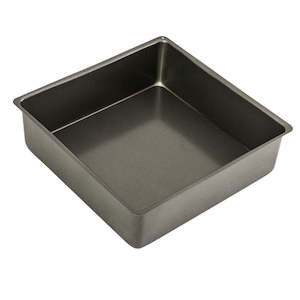 Bakemaster Non-Stick Square Deep Cake Pan - 25cm