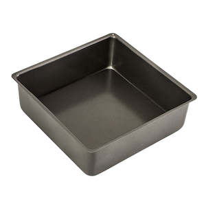 Bakemaster Non-Stick Square Deep Cake Pan - 21cm