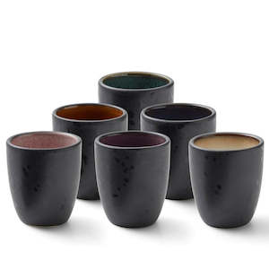 Bitz: Bitz Espresso Multicolour Cups - Set of 6