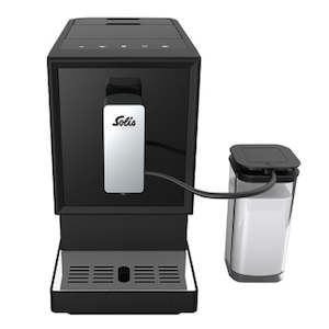 Coffee Tea: Solis Automatic Espresso with Auto Milk Function - Black