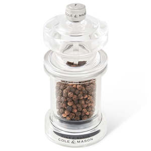 Cole & Mason 675 Acrylic Pepper Mill - 12cm