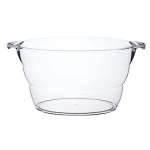 Coolers: BarCraft Acrylic Large Oval Drinks Pail / Cooler