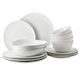 Rosenthal Junto Dinner Set with Cereal Bowls - 16pce - White