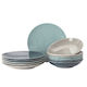 Thomas Loft Mixed Colour Dinner Set - 12 Piece