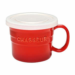 Chasseur: Chasseur Soup Mug withLid 500ml Red