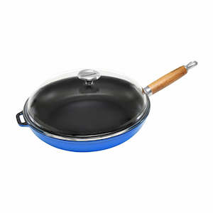 Chasseur: Chasseur Saute Pan with Glass Lid Sky Blue