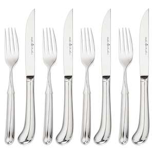 Wilkie Brothers Stirling 8 Piece Steak Knife and Fork Set