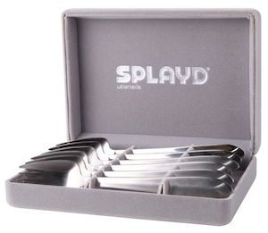 Knife Sets: Splayd Luxury Stainless Steel Satin Mini Set/6