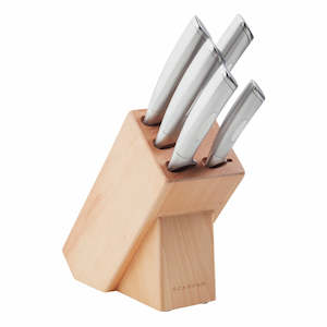 Scanpan Classic Steel 6 Piece Knife Block Set