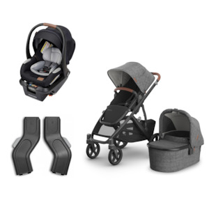 Strollers: UPPAbaby Vista V3 Stroller, Maxi Cosi Mico Luxe + Capsule and Base Bundle