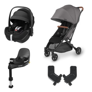 UPPAbaby MINU V2, Maxi Cosi Pebble 360 Pro capsule & Familyfix 360 Pro SlideTech…