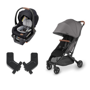 UPPAbaby MINU V2, Maxi Cosi Mico Luxe+ Capsule and Base Bundle