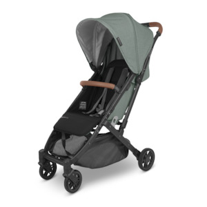 UPPAbaby Minu V2 Stroller - Green Melange + Carbon Frame (Gwen)