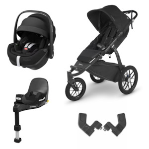 UPPAbaby RIDGE, Maxi Cosi Pebble 360 Pro capsule & Familyfix 360 Pro SlideTech s…