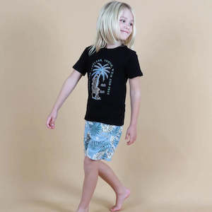 Clothing Summer 24: Tiny Tribe Fierce and Fearless Tee Black