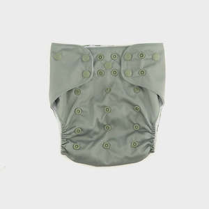 Current Tyed Reusable Swim Nappies Sage Green