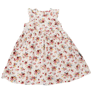 Korango Smocked Dress - Floral White