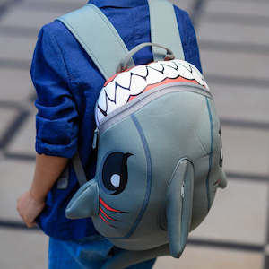 Non-store-based: Grey Shark Kids Backpack