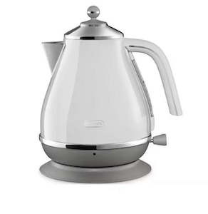 DeLonghi 1.7L Icona Capitals Kettle - Sydney White