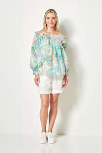 Verge Oasis Top - Print