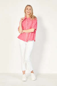 Womenswear: Verge Enrich Blouse - Fuchsia