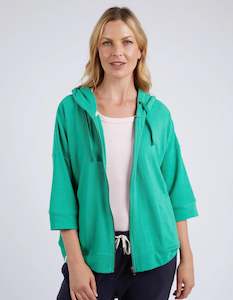 Womenswear: Elm Beachy Zip Hoodie Greenbriar