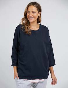 Elm Annie 3/4 Sleeve Navy