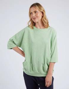 Womenswear: Elm Mazie Sweat Quiet Green