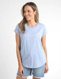 Womenswear: Foxwood Signature Tee Light Blue