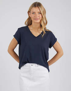 Womenswear: Foxwood Manly Vee Tee Navy