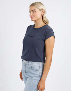 Womenswear: Foxwood Signature Tee Navy