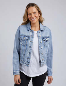 Womenswear: Foxwood Georgia Denim Jacket Light Blue Denim