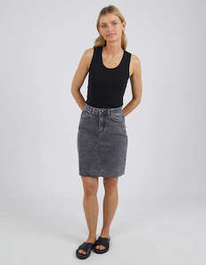 Foxwood Belle Skirt Washed Black