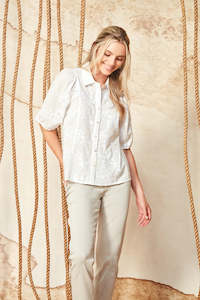 Womenswear: Verge Lovelorn Blouse - White