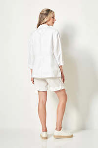 Womenswear: Verge Together Blazer - White